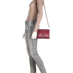 rebecca minkoff Mini Mac - burgundy / wine